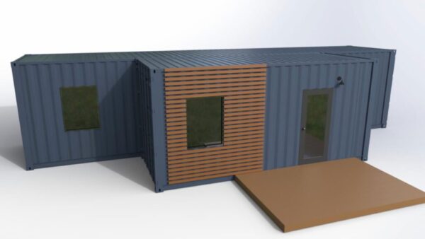 One 40ft And One 20ft Container Home